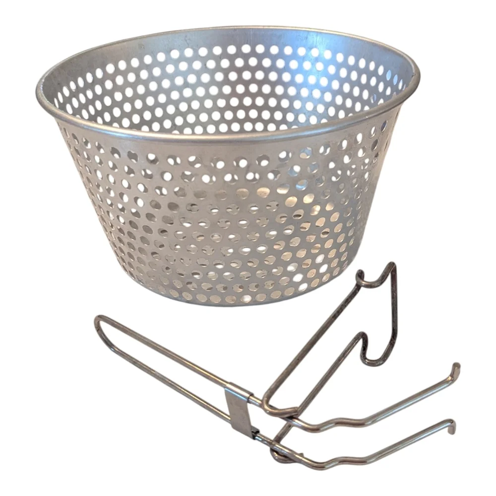 90s VTG Dazey DCP-6 Chefs Pot Fry Steam Basket W Detachable Hang Handle 8.75